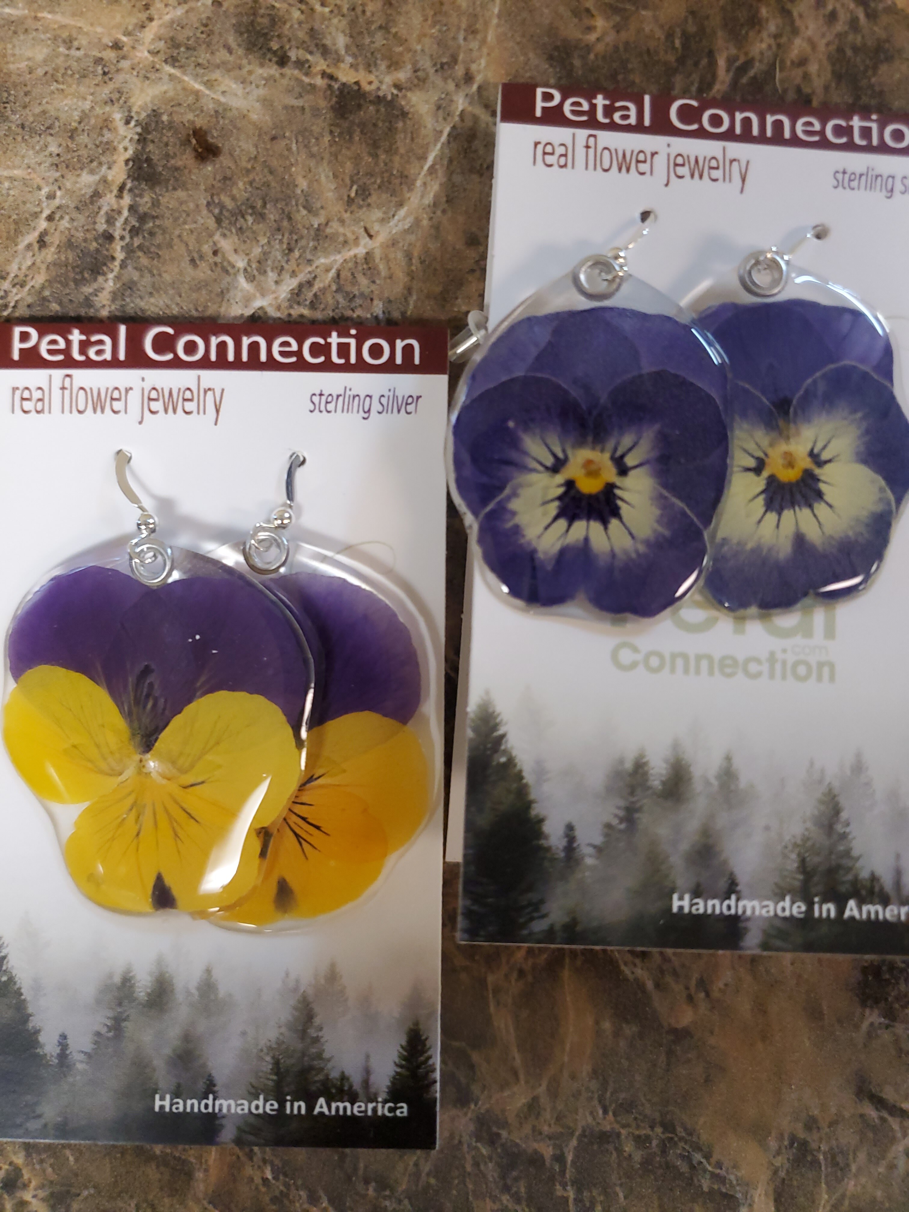 Pansy Earrings